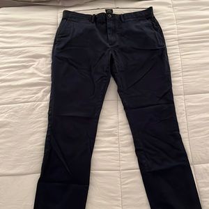 J Crew Navy Stretch Pants Men’s 34x34
